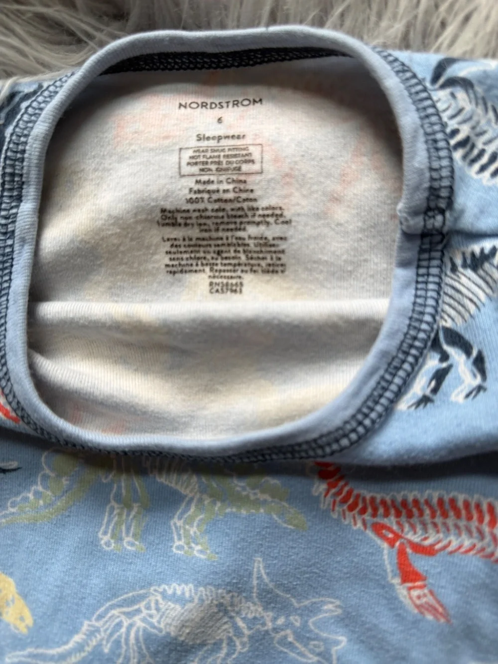 Nordstrom Kids Dino Fitted Two-Piece Short Pajamas